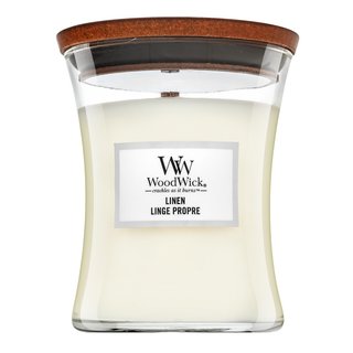 Woodwick Linen ароматна свещ 275 g - Аромат - Сравни цени от 1 магазин с безплатна доставка