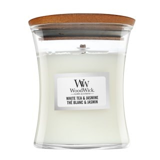 Woodwick White Tea & Jasmine ароматна свещ 85 g - Аромат - Сравни цени от 1 магазин с безплатна доставка