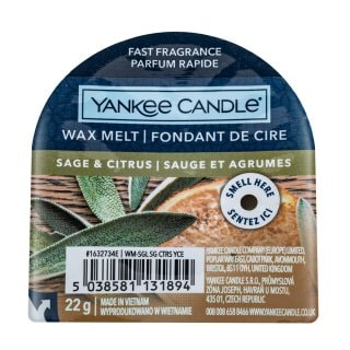 Yankee Candle Sage & Citrus 22 g - Аромат - Сравни цени от 1 магазин с безплатна доставка