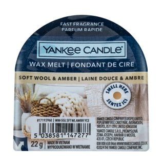Yankee Candle Soft Wool & Amber 22 g - Аромат - Сравни цени от 1 магазин с безплатна доставка
